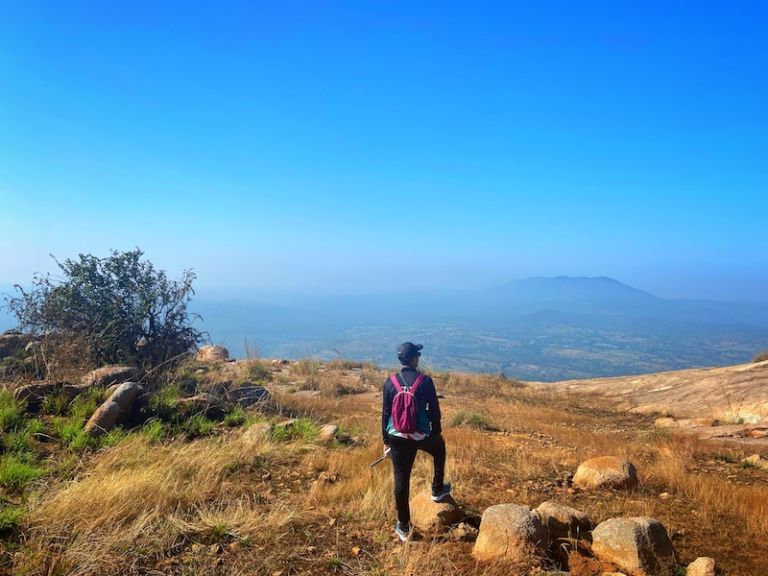 The midway section of Makalidurga Hike
